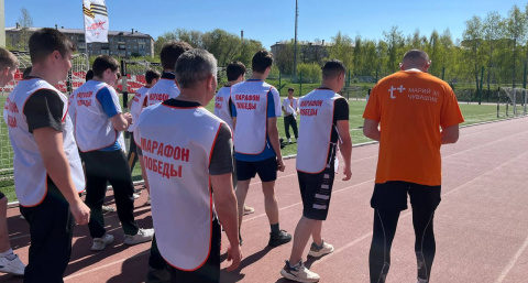 «Т Плюс» организовал спортивный забег «Марафон Победы» в Чебоксарах
