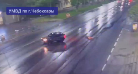 Ночью в Чебоксарах сбит пешеход: мужчина получил серьезные травмы