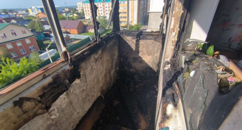 Бутылка с водой стала причиной пожара в Канаше