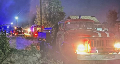 В Ядринском районе в пожаре погиб местный житель