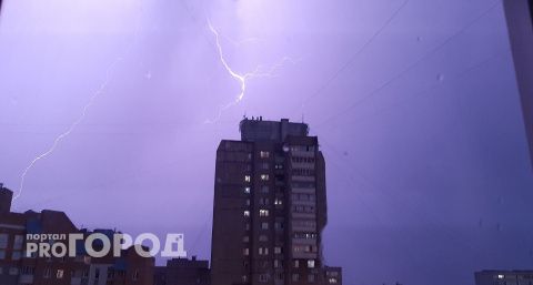 МЧС предупреждает жителей Чувашии о надвигающейся грозе