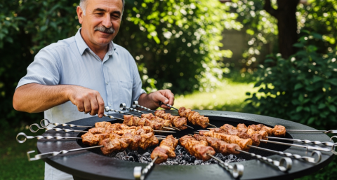 Вот как грузины готовят мясо для шашлыка - забудьте об уксусе, майонезе и соевом соусе. Просто тает во рту