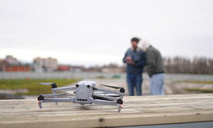 Воздушный патруль квадрокоптеров обследует малые реки Чебоксар