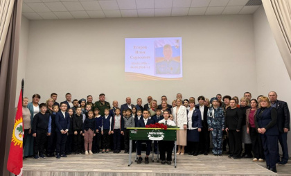 В школе села Ходары открыли Парту Героя, посвященную погибшему на СВО выпускнику