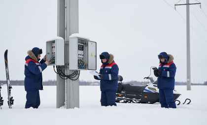 На снегоходах сквозь метель: 700 специалистов оцифруют каждую опору и подстанцию на карте Чувашии