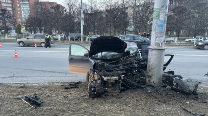 Перед чебоксарским собором случилось серьезное ДТП