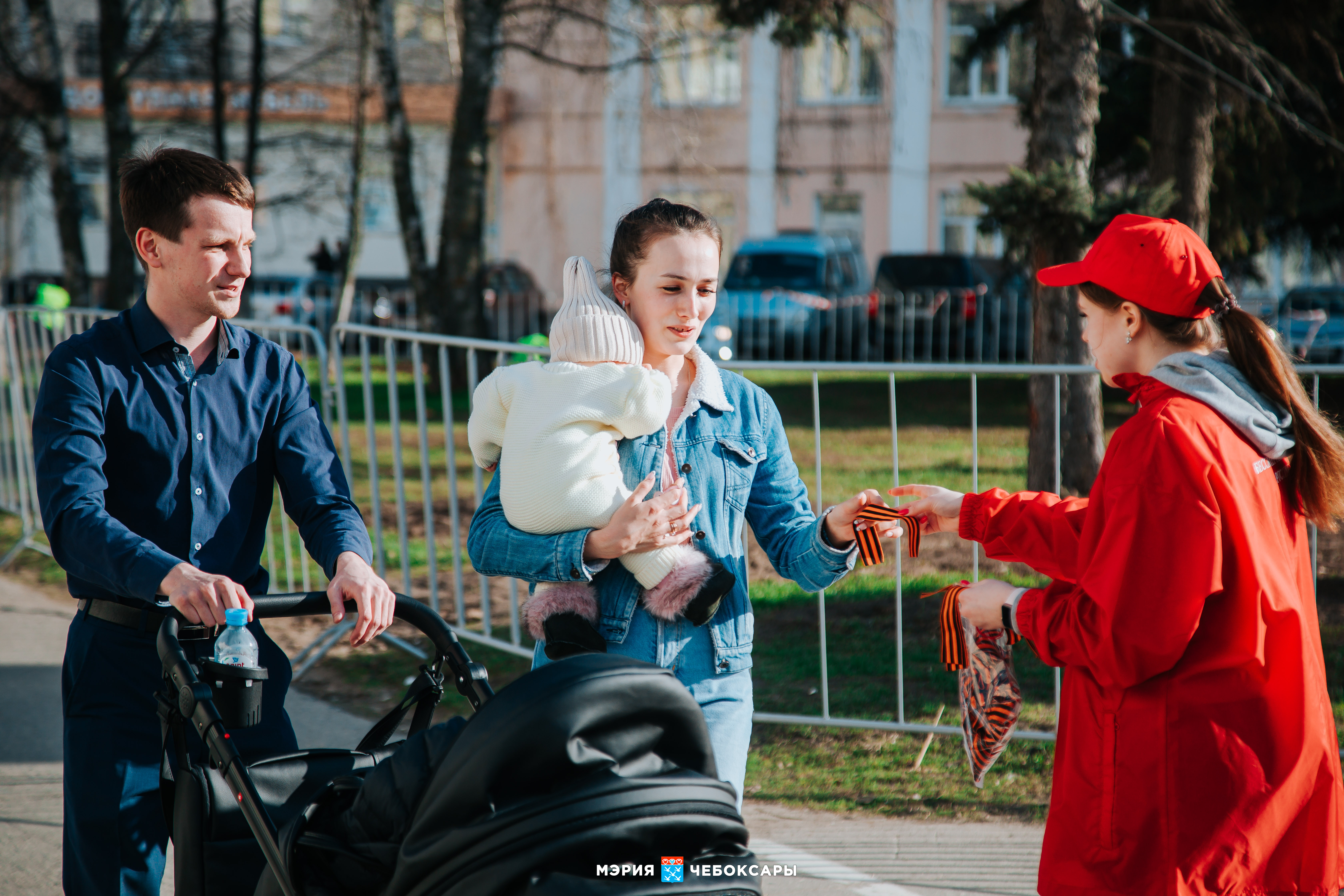 Один день в Чебоксарах будут бесплатно раздавать георгиевские ленточки