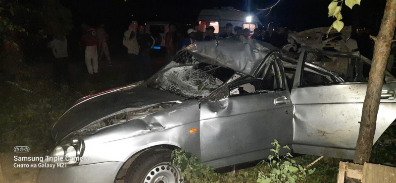 Смертельная авария в Чувашии: погиб молодой водитель "Приоры"