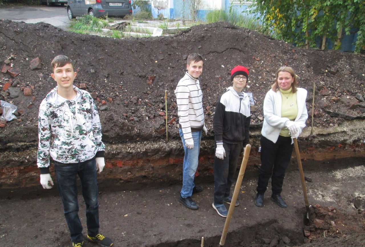 В центре Чебоксар продолжаются раскопки 