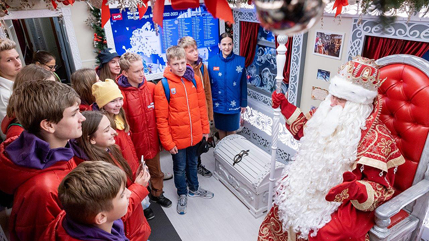 Поезд Деда Мороза приедет в Чебоксары в эти выходные