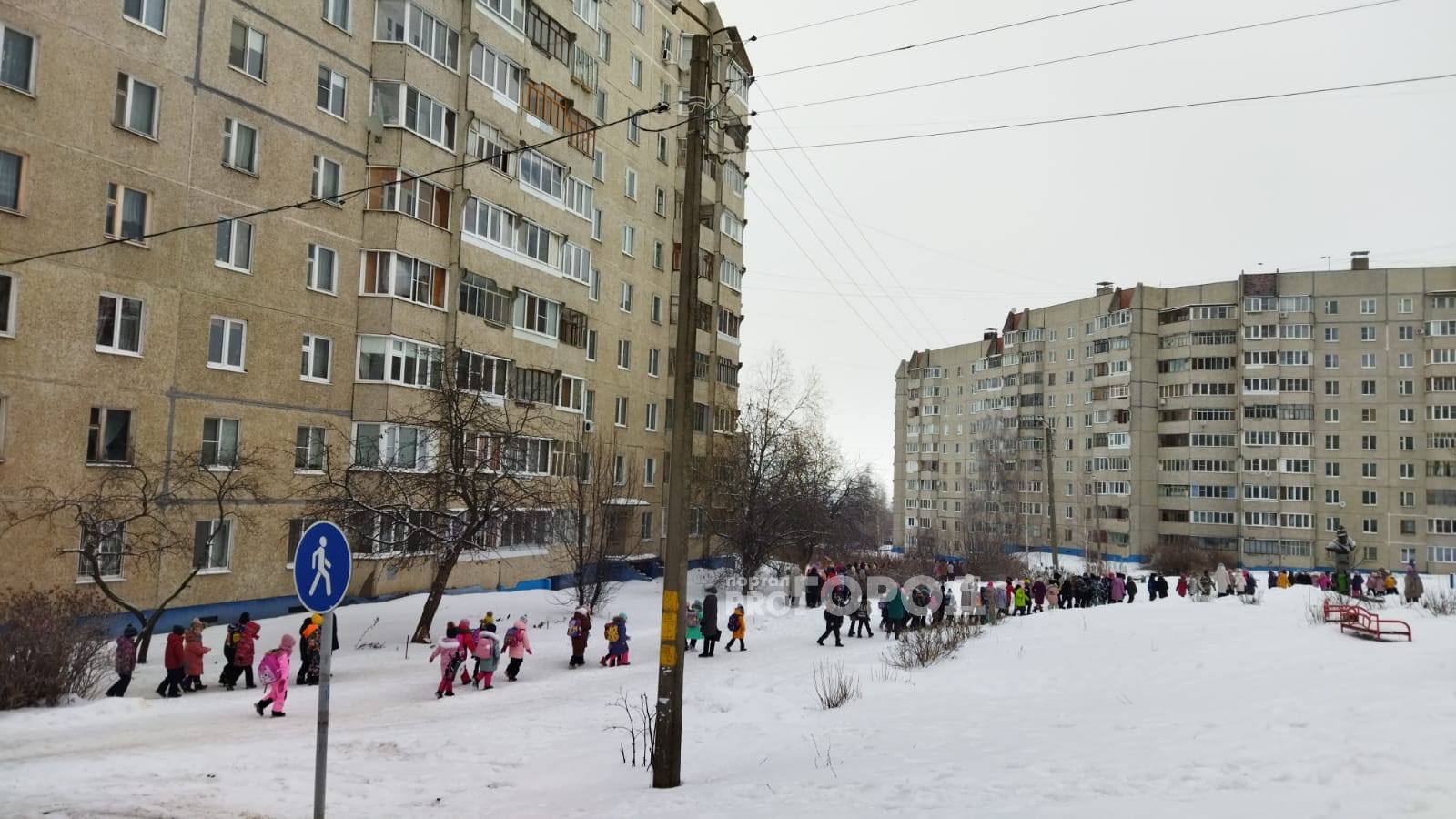 В Чебоксарах из школы экстренно вывели детей