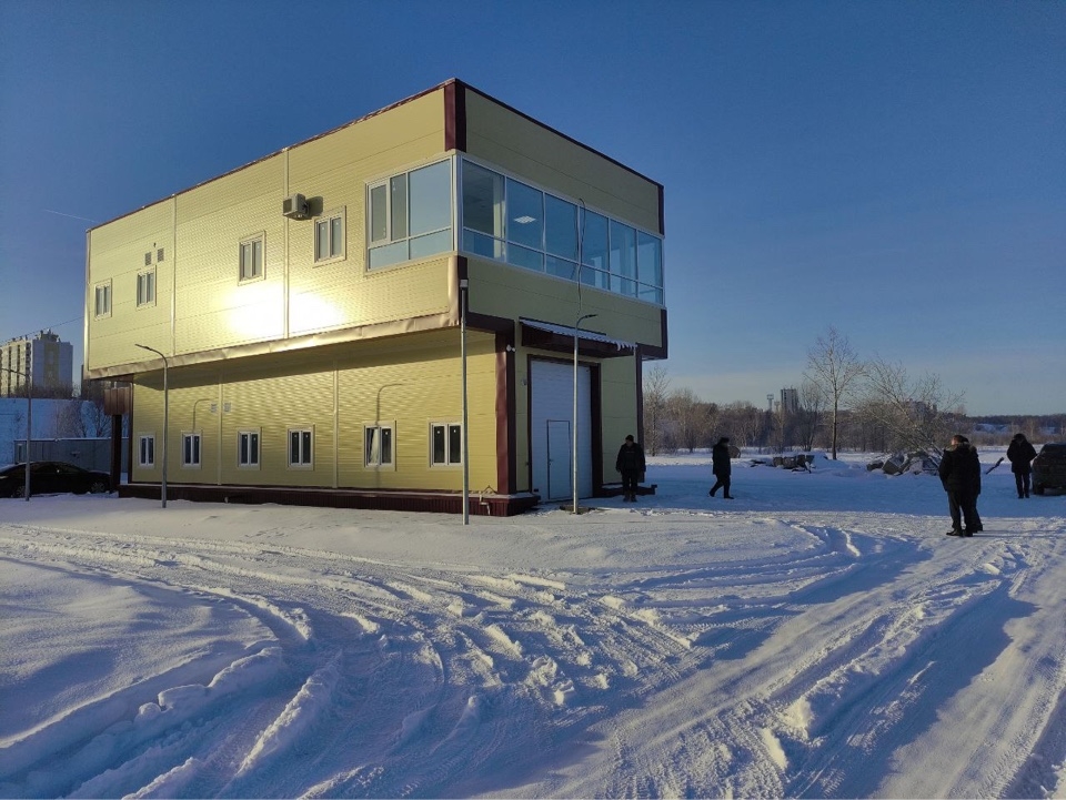 В Новочебоксарске достроили двухэтажную спасательную станцию