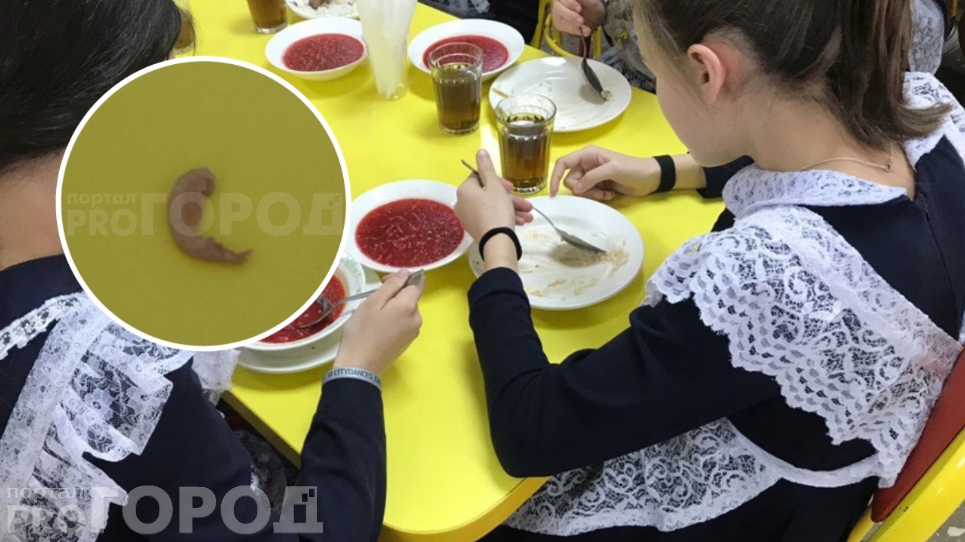 Новочебоксарские школьники нашли личинку в еде, но руководство назвало это инсценировкой