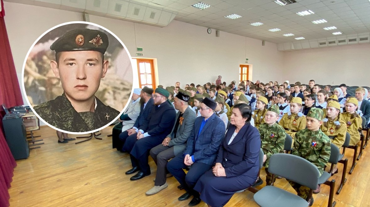 В Чувашии в татарском селе установили памятную доску в честь погибшего на СВО
