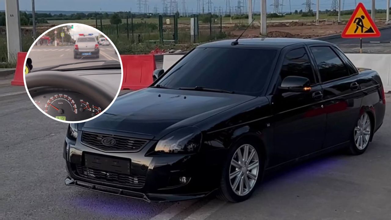 Чебоксарская автоледи на тонированной "Приоре" выкладывает нарушения ПДД в соцсети