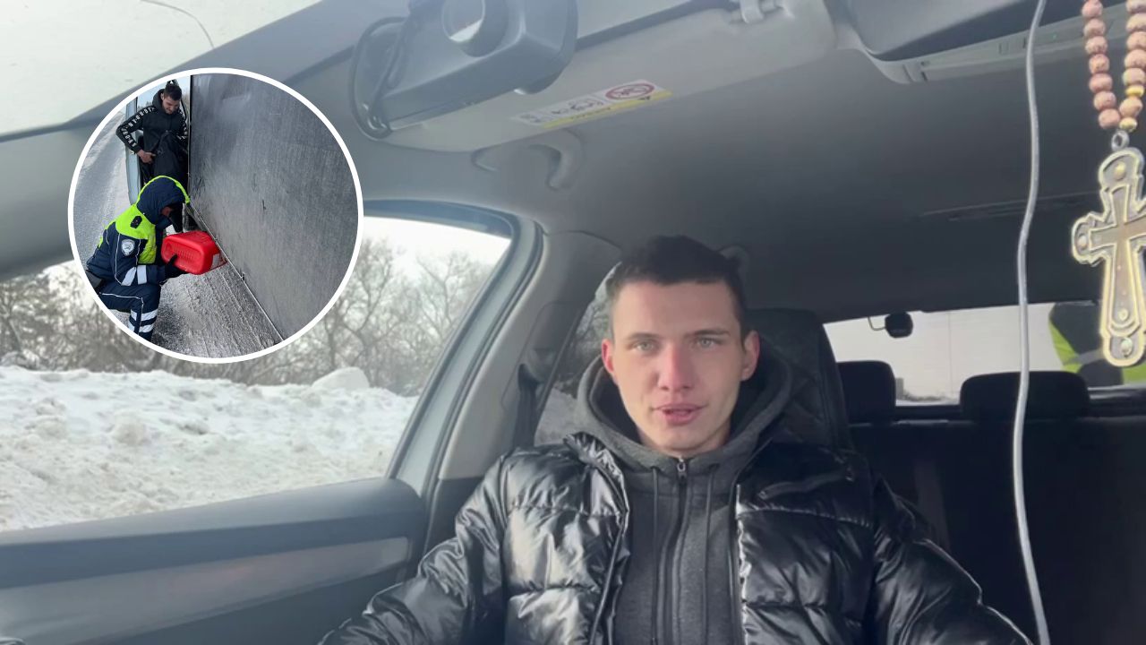 В Чувашии полицейские помогли водителю из Волгограда, который попал в беду на М7 в мороз