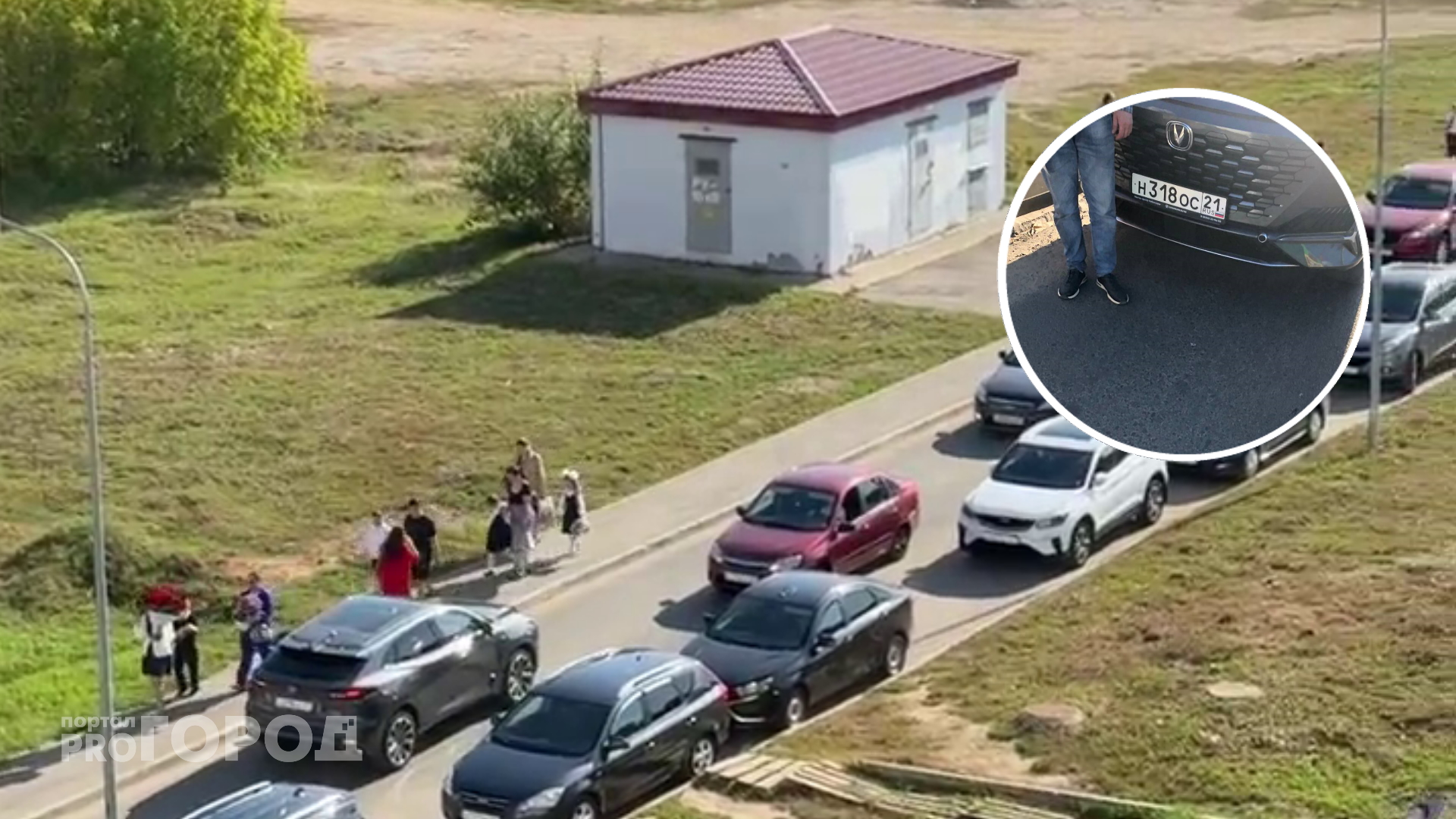 В Чебоксарах в День знаний оперативно нашли и наказали водителя, который поехал по встречной полосе перед школой