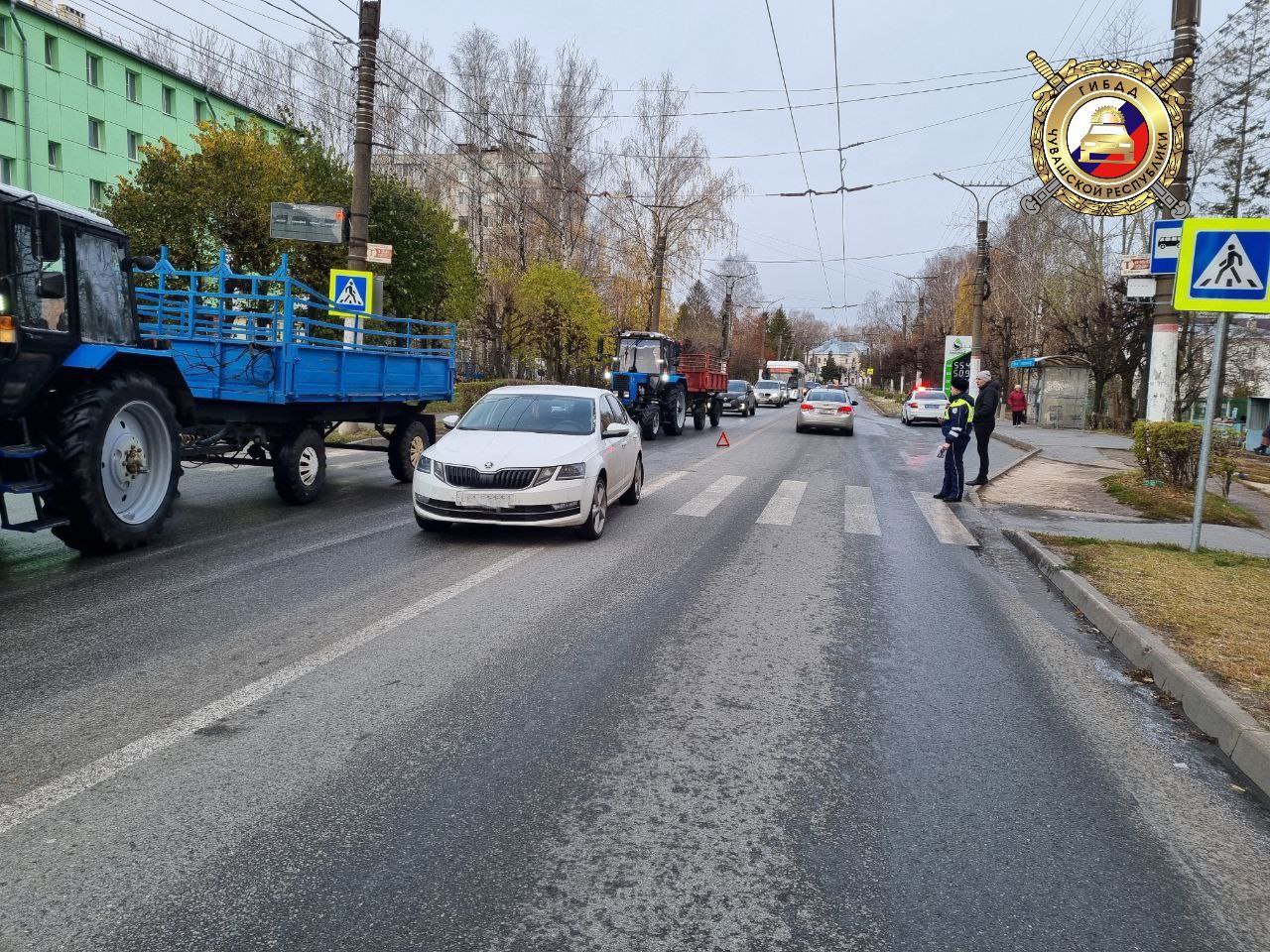 В Чебоксарах мальчик по пути в детский садик попал под колеса автомобиля