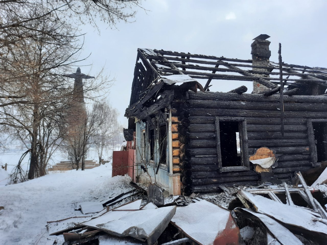 Хозяин сгоревшего дома в Замамье: 